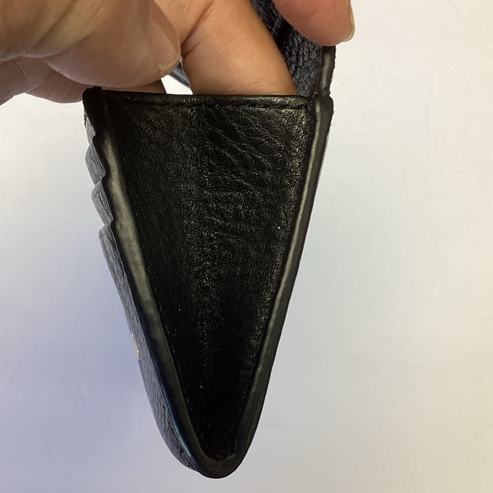 Michael Kors Black Pebbled Leather Card Holder - Picture 6 of 7